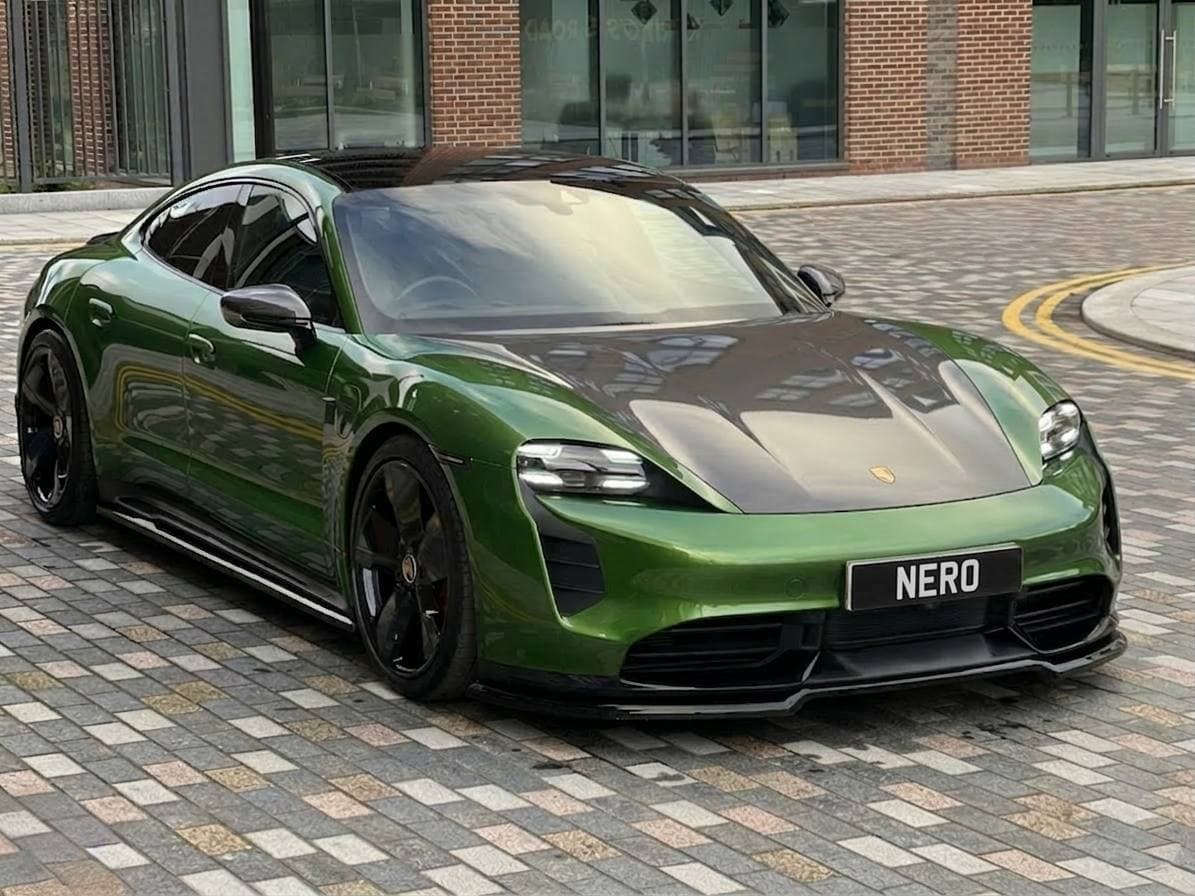 Mamba Green Porsche Taycan Turbo S - Image 2