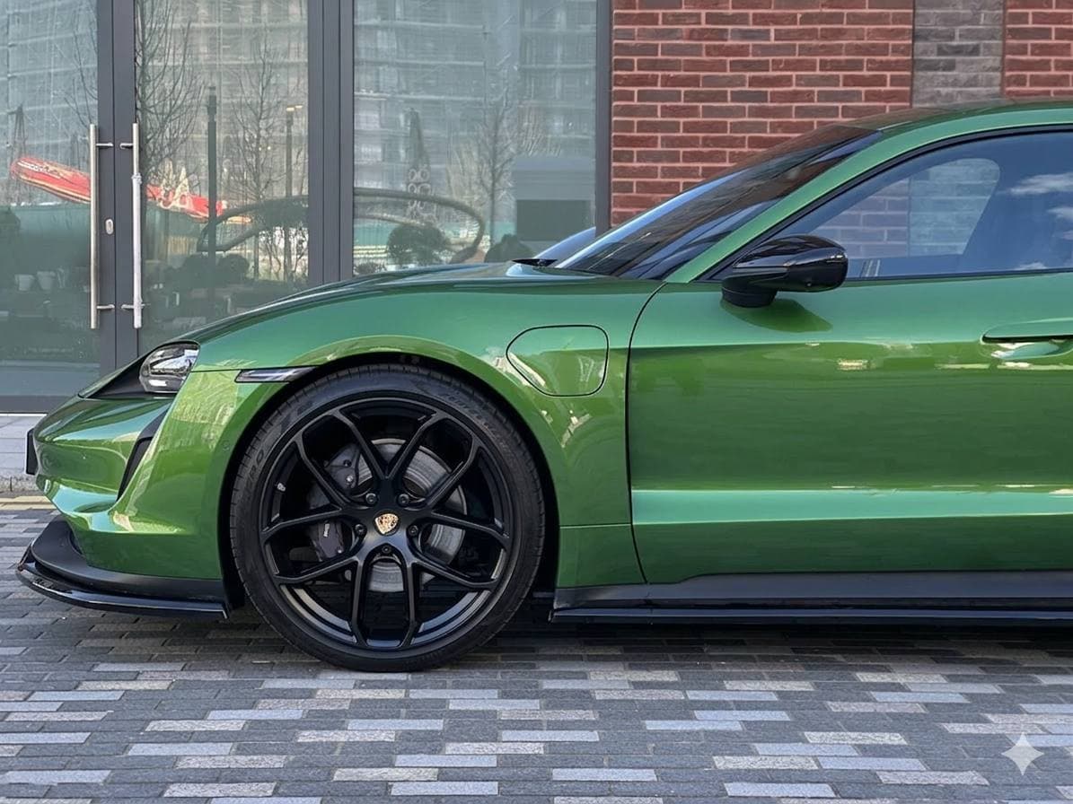 Mamba Green Porsche Taycan Turbo S - Image 4
