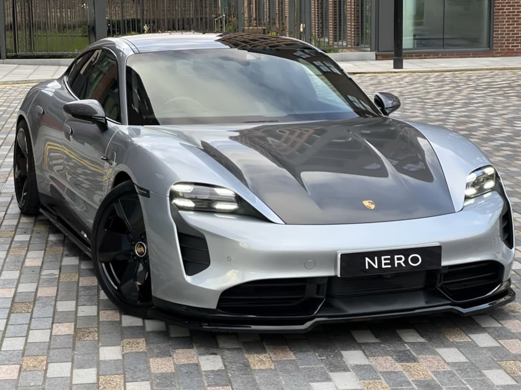GT Silver Porsche Taycan Turbo S - Image 1
