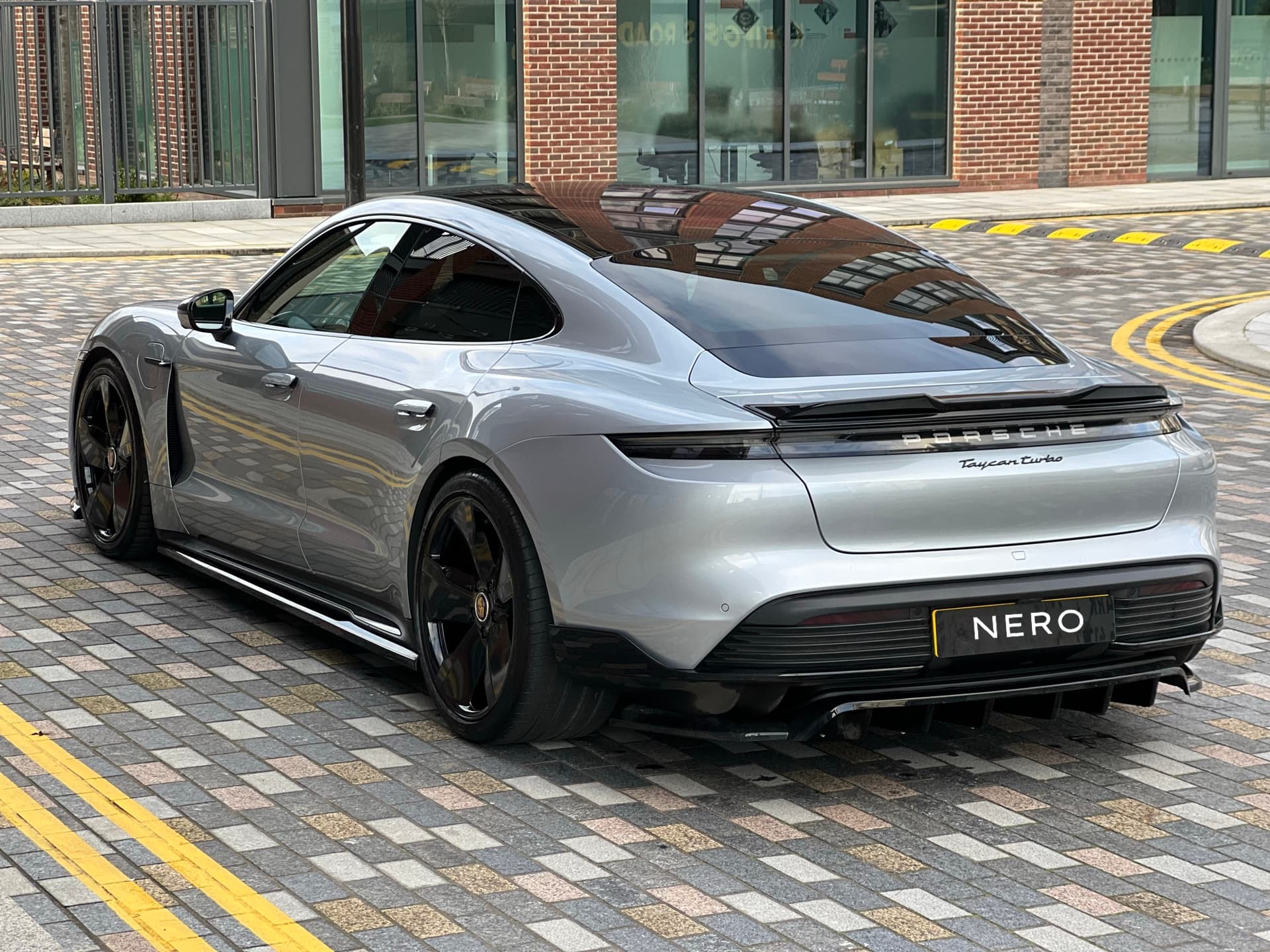 GT Silver Porsche Taycan Turbo S - Image 5