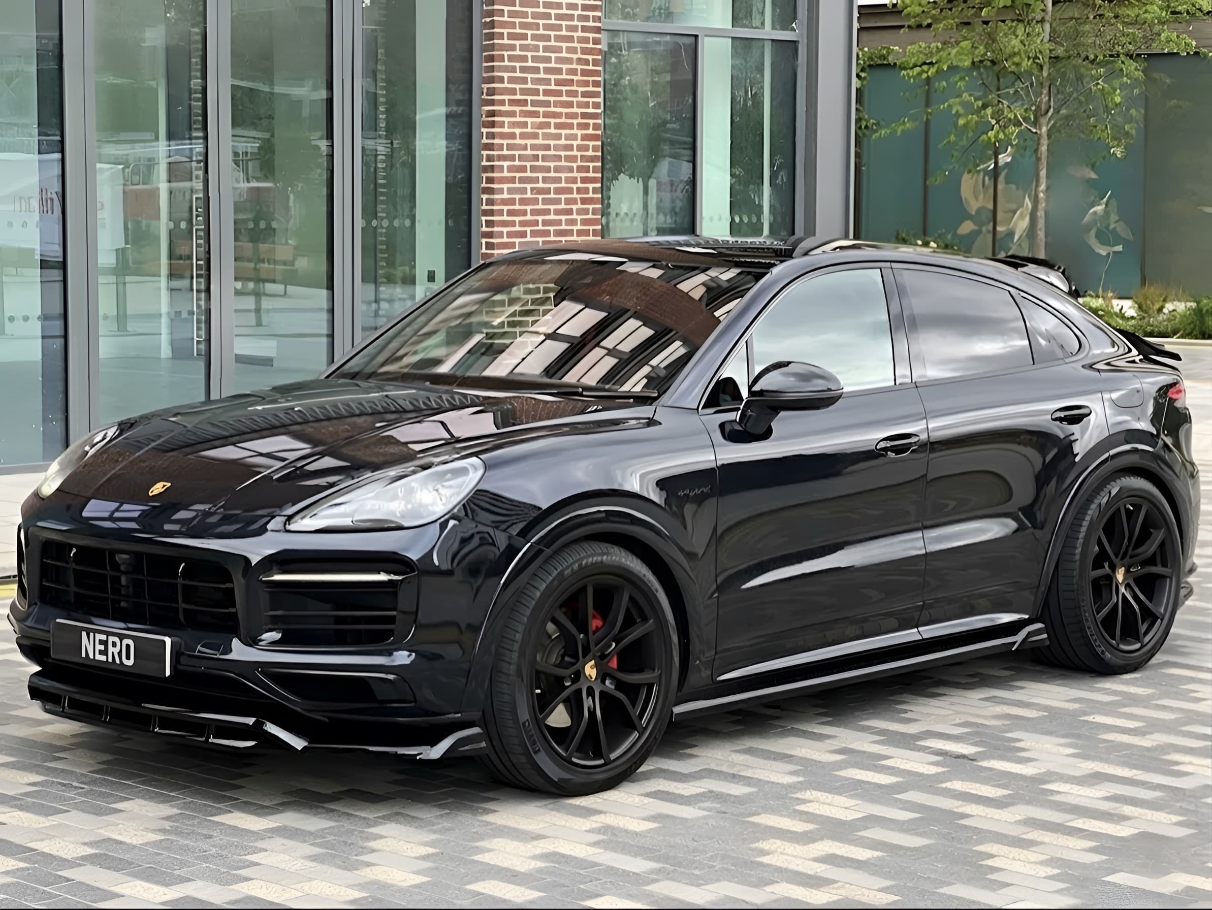 Murdered Out Porsche Cayenne Coupé by NERO