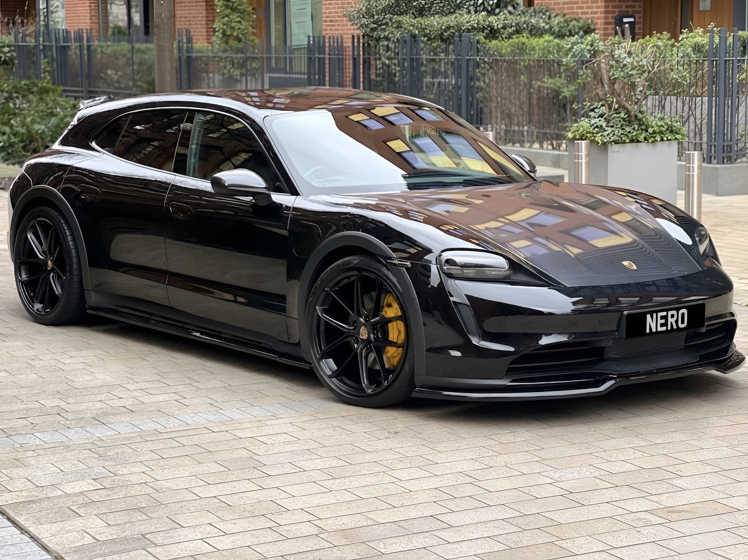 Stealth Black Porsche Taycan Turbo S - Image 2