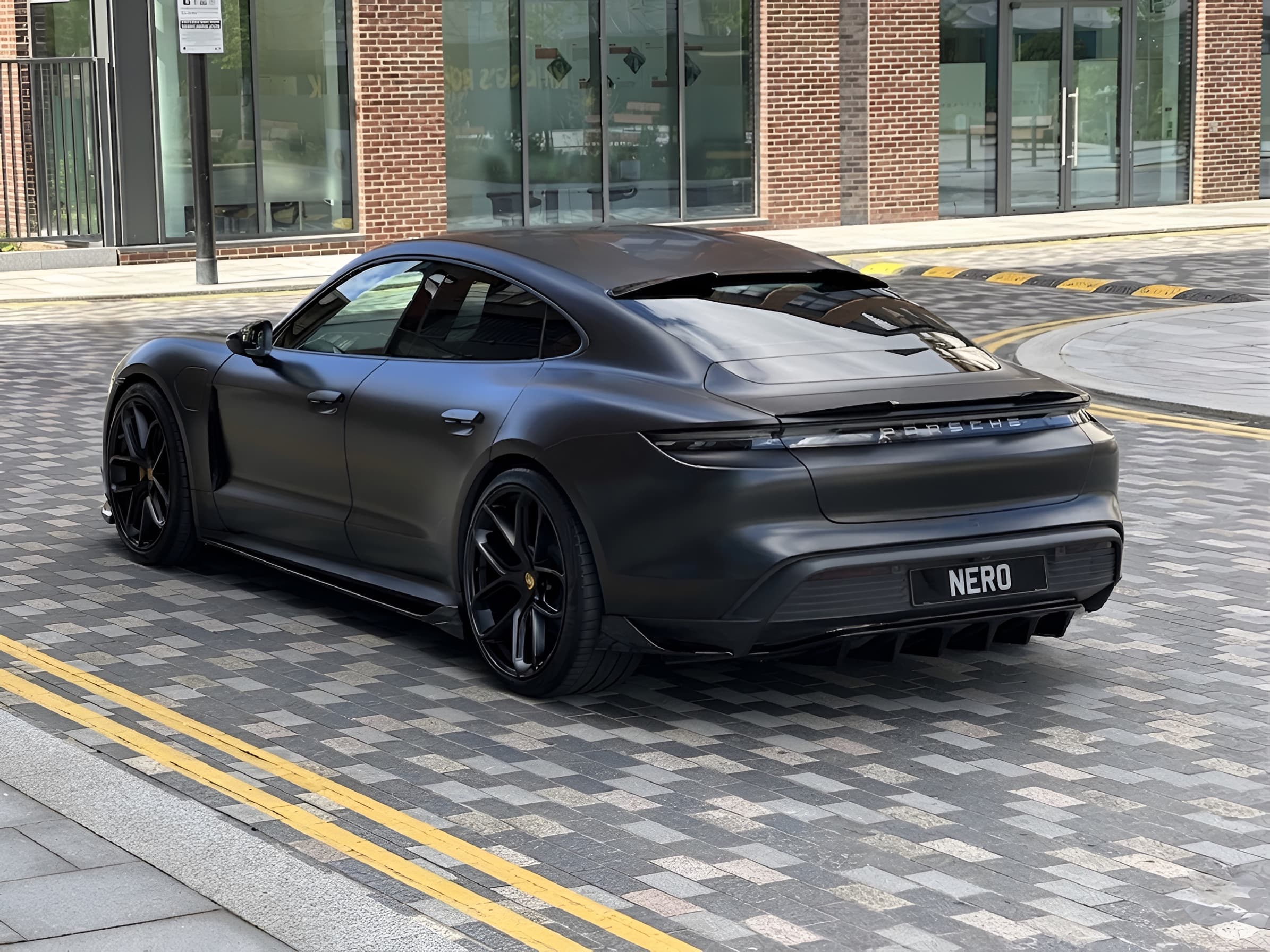 Stealth Black Porsche Taycan Turbo S - Image 5